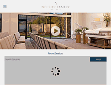 Tablet Screenshot of nelsonmortuary.com